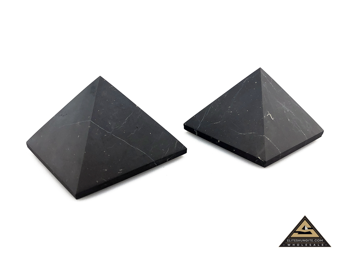 Pyramid 6 x 6 cm n/polished by eliteshungite.com